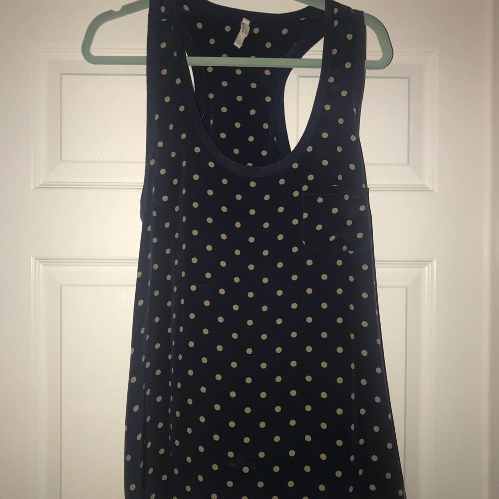 Joie silk racerback tank